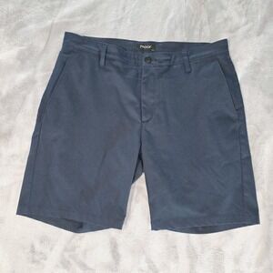 Proof Shorts Mens 36 Blue Nomad‎ Chino Performance Casual Lightweight